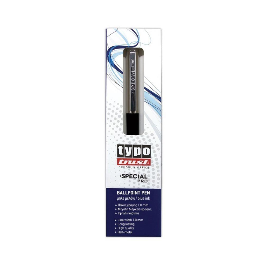 Στυλό Διαρκείας Μαύρο PRO RT Half Metal 1.0 mm SP10610-01 Special - 1