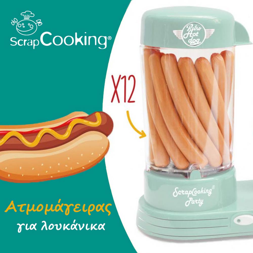 Μηχανή για Hot DOog Πράσινο SCC-0601 Scrap Cooking - 2