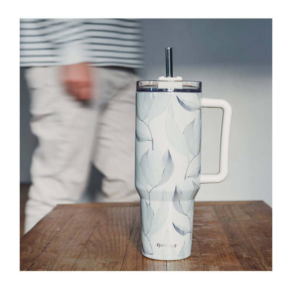 Ποτήρι Θερμός με Καλαμάκι Rambler Cotton XL 1200ml 40043 Quokka  - 1