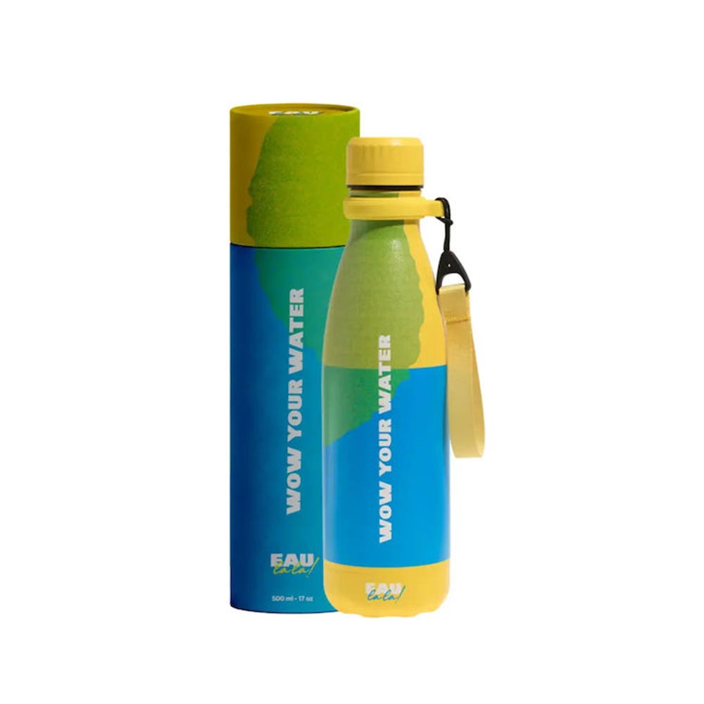 Ανοξείδωτο Μπουκάλι Θερμός 500ml Yellow SABT50004 Eau Lala - 118899