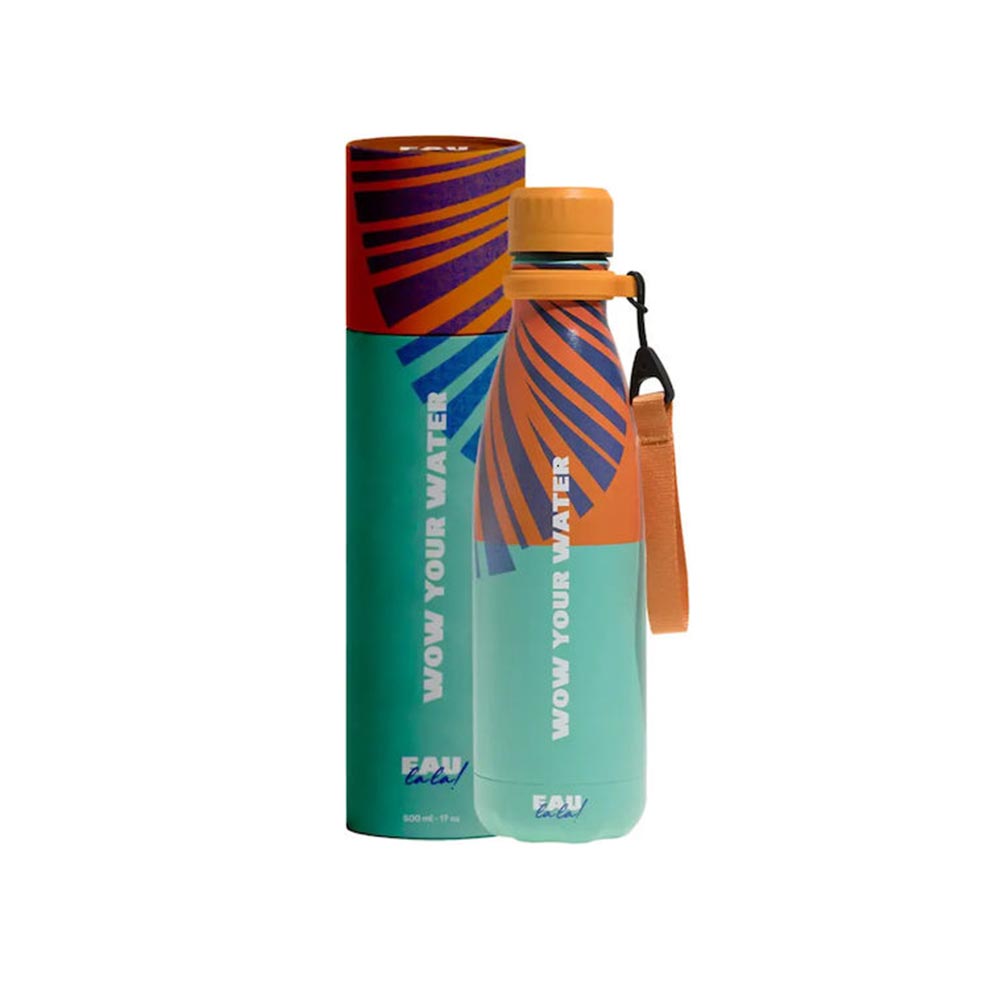 Ανοξείδωτο Μπουκάλι Θερμός 500ml Orange SABT50003 Eau Lala - 118897