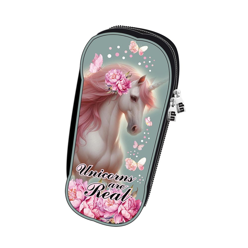 Κασετίνα Βαρελάκι Οβάλ Butterfly Unicorn 357-25141 Back Me Up - 103384