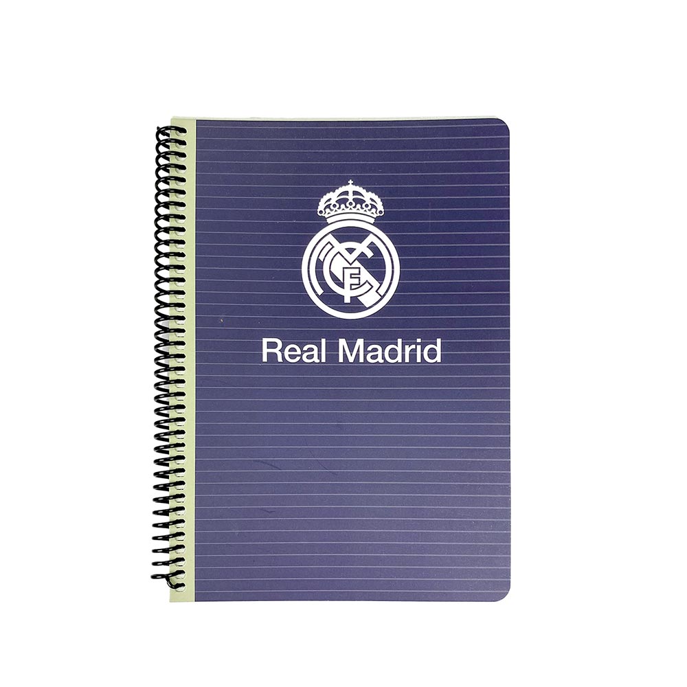 Τετράδιο Σπιράλ Ριγέ 17x25 2Θ 70Φ Real Madrid Μπλε 381-00402 Back Me Up - 123510
