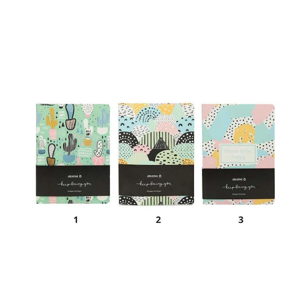 Σημειωματάριο Notes Color 15x21 128Φ Creative - 119383