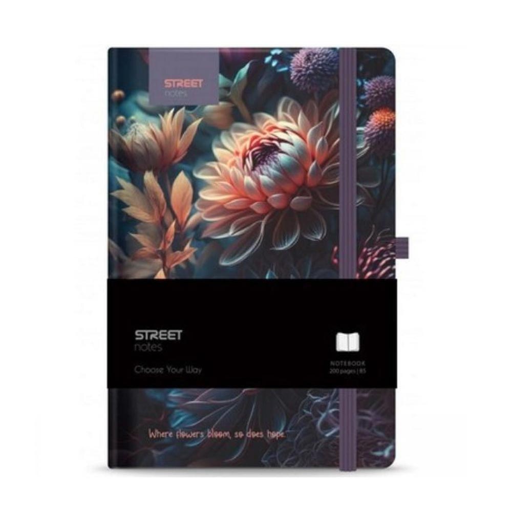 Σημειωματάριο Street Flowers Blossom A6 96 pages Streets Notes - 119271