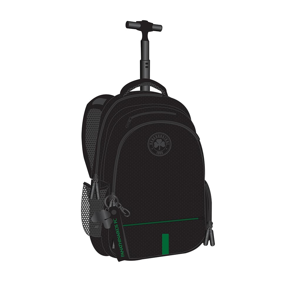 Τσάντα Τρόλεϊ Δημοτικού ΠΑΟ Official Black 385-00074 Back Me Up - 123526