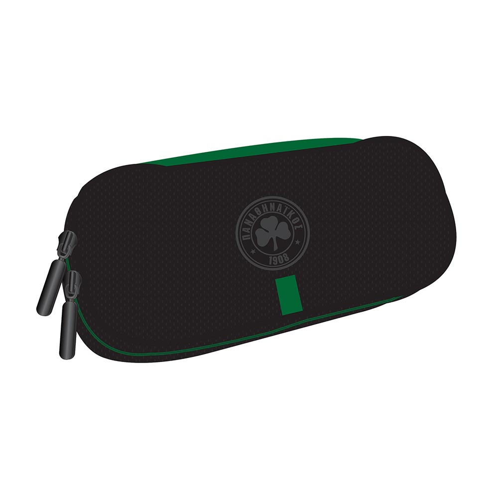 Κασετίνα Βαρελάκι ΠΑΟ Official Black 385-00141 Back Me Up - 123528