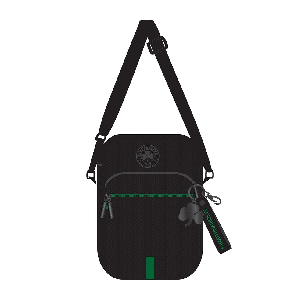 Τσαντάκι Ώμου ΠΑΟ Official Black 385-00201 Back Me Up - 123530