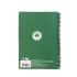 Τετράδιο Σπιράλ Ριγέ 17x25 2Θ 70Φ ΠΑΟ Official Green 385-00402 Back Me Up - 1