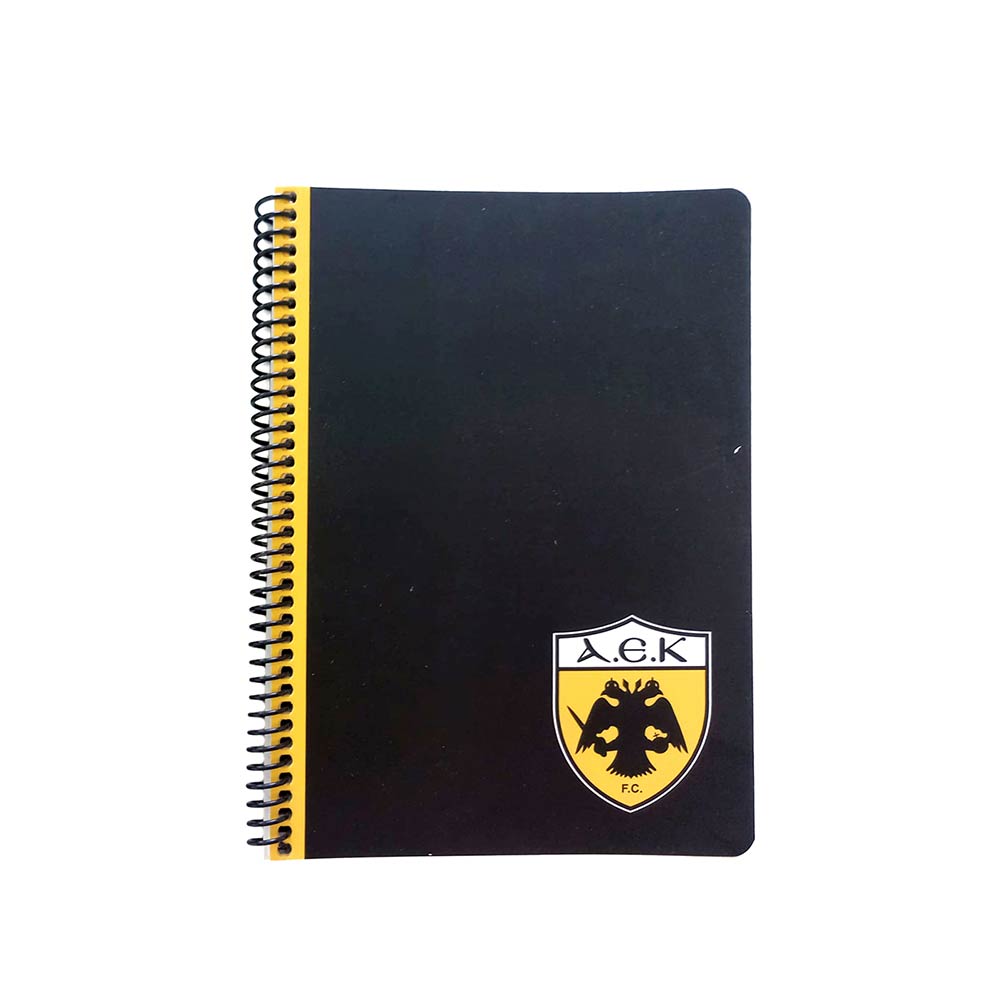Τετράδιο Σπιράλ Ριγέ 17x25 2Θ 70Φ ΑΕΚ Official 386-00402 Back Me Up - 123594