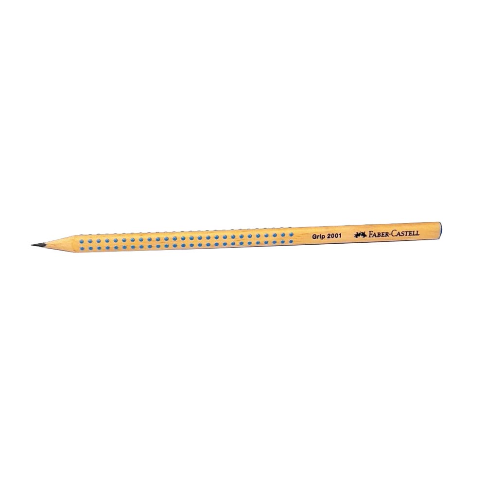 Μολύβι Grip 2001 HB Φυσικό Ξύλο Μπλε 217051 Faber-Castell - 106224