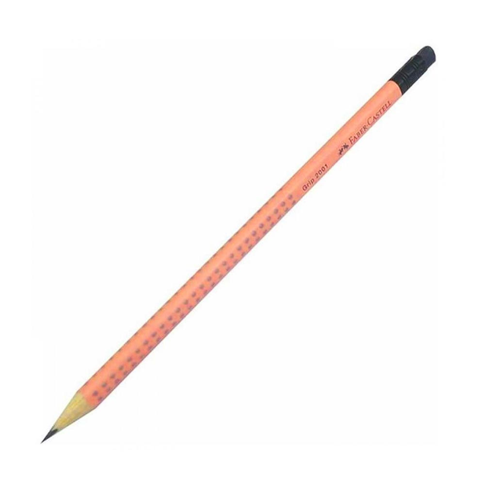 Μολύβι Με Γόμα Grip 2001 HB Coral 100-180-445 Faber-Castell - 106239