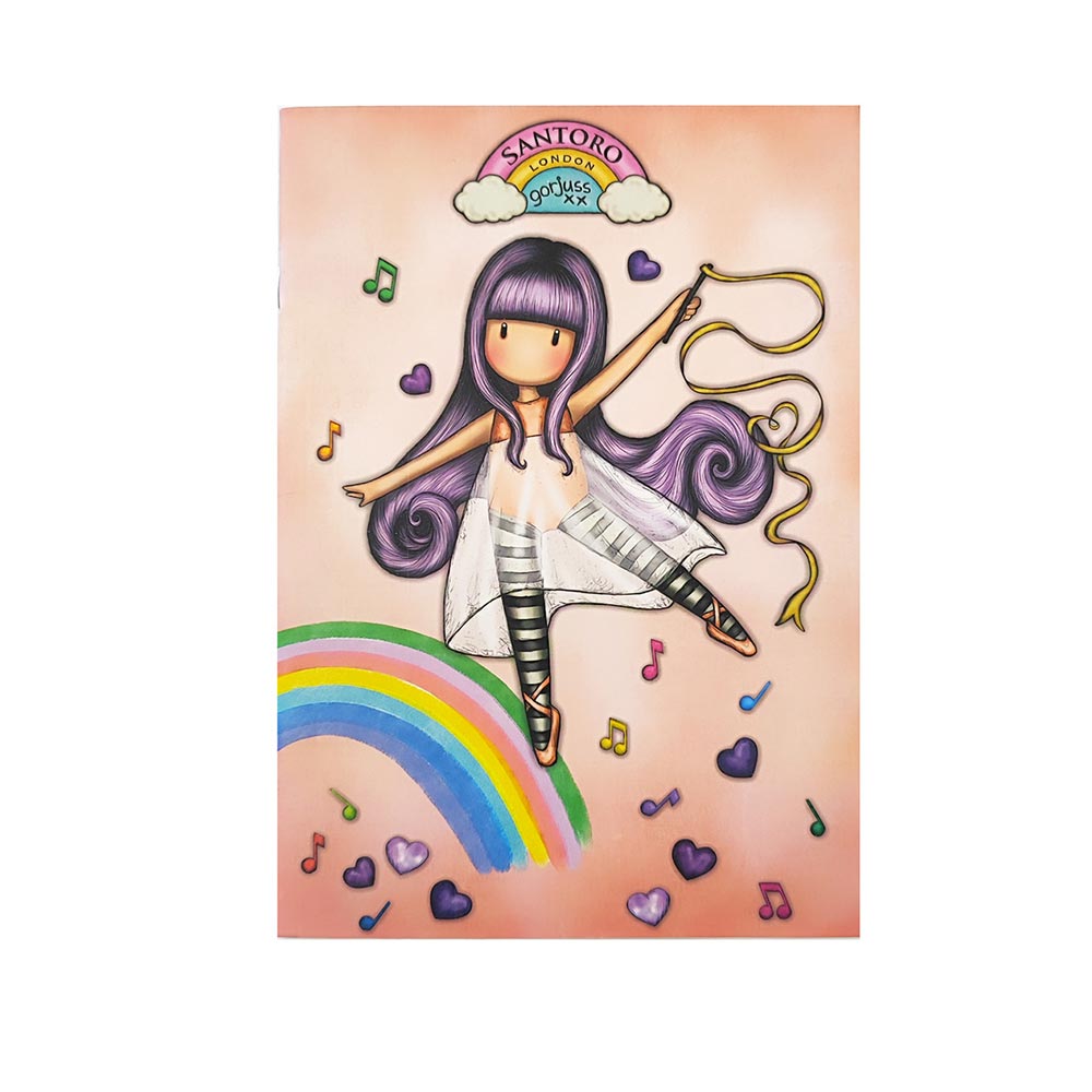 Τετράδιο Καρφίτσα Β5 40Φ Little Dancer Santoro's Gorjuss 25700 Graffiti - 105873