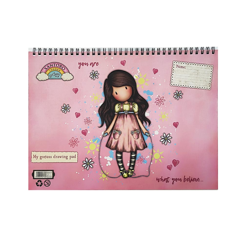 Μπλοκ Ζωγραφικής 2 Σχέδια Α4 30Φ Little Dancer Santoro's Gorjuss 25718 Graffiti - 105876