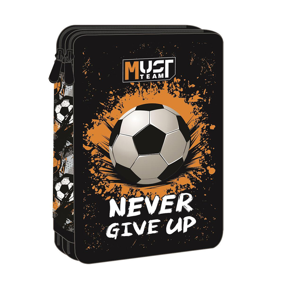Κασετίνα Διπλή Γεμάτη Με 2 Θήκες  Never Give Up 587581 Must - 115960