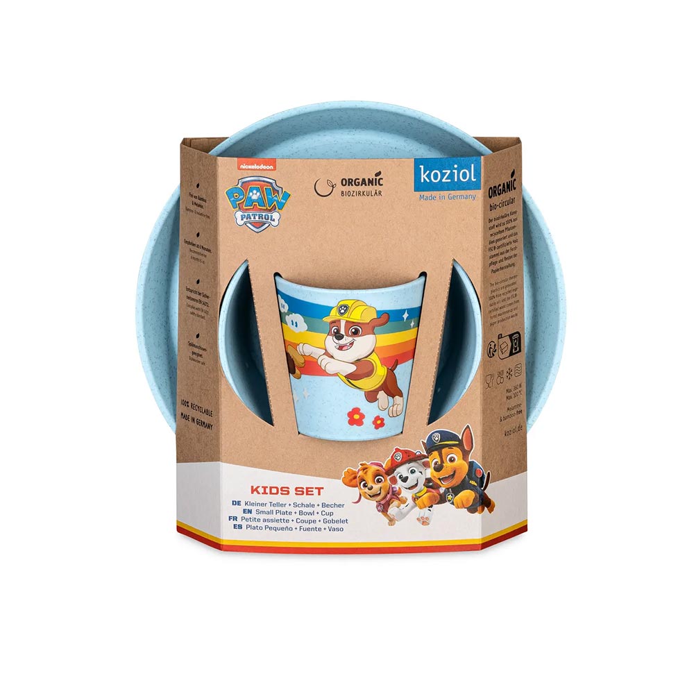 Σετ Φαγητού 3τμχ Connect Paw Patrol Organic Blue 8041714 Koziol - 1
