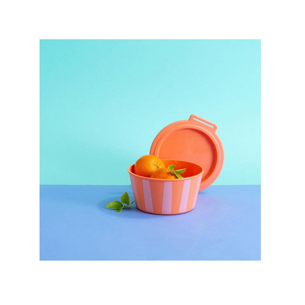 Δοχείο Φαγητού Nora Box Stripes Bowl 700ml Coral 8165725 Koziol - 2
