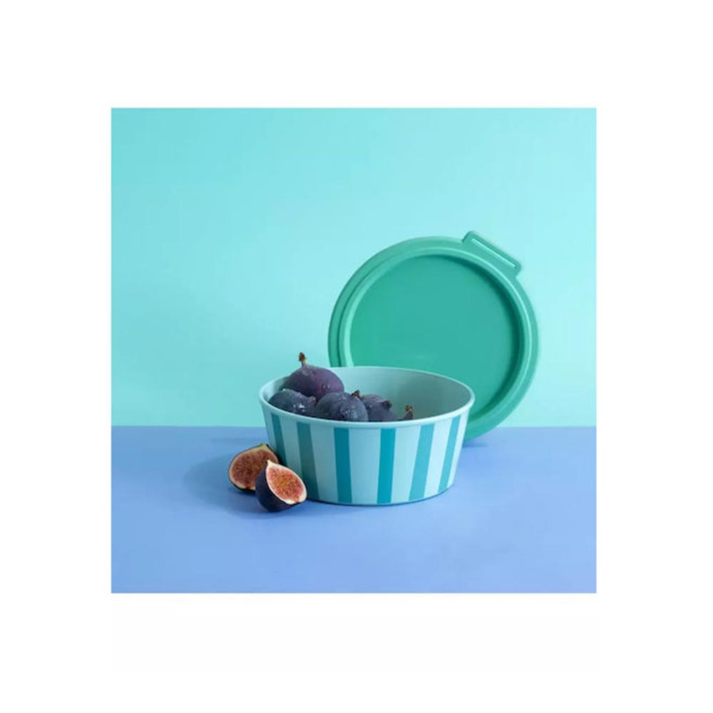 Δοχείο Φαγητού Nora Box Stripes Bowl 1,3L Green 8168259 Koziol - 1