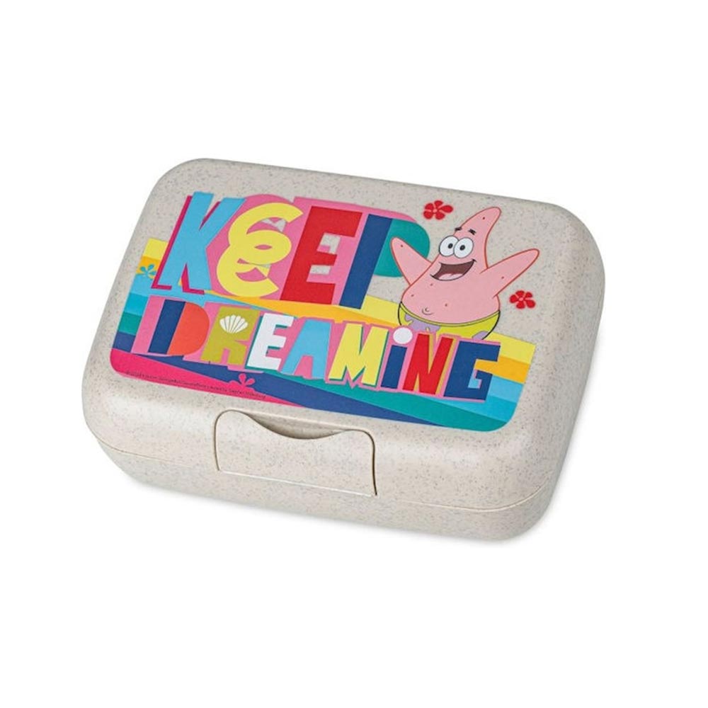 Δοχείο Φαγητού Candy L Spongebob Patrick με Διαχωριστικό Organic Sand 8670713  Koziol - 122608