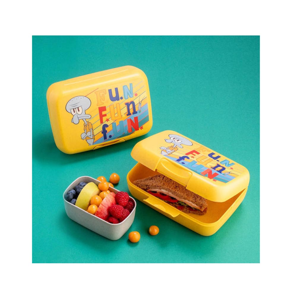 Δοχείο Φαγητού Candy L Spongebob Squidward με Διαχωριστικό Organic Honey Yellow 8680737 Koziol - 2