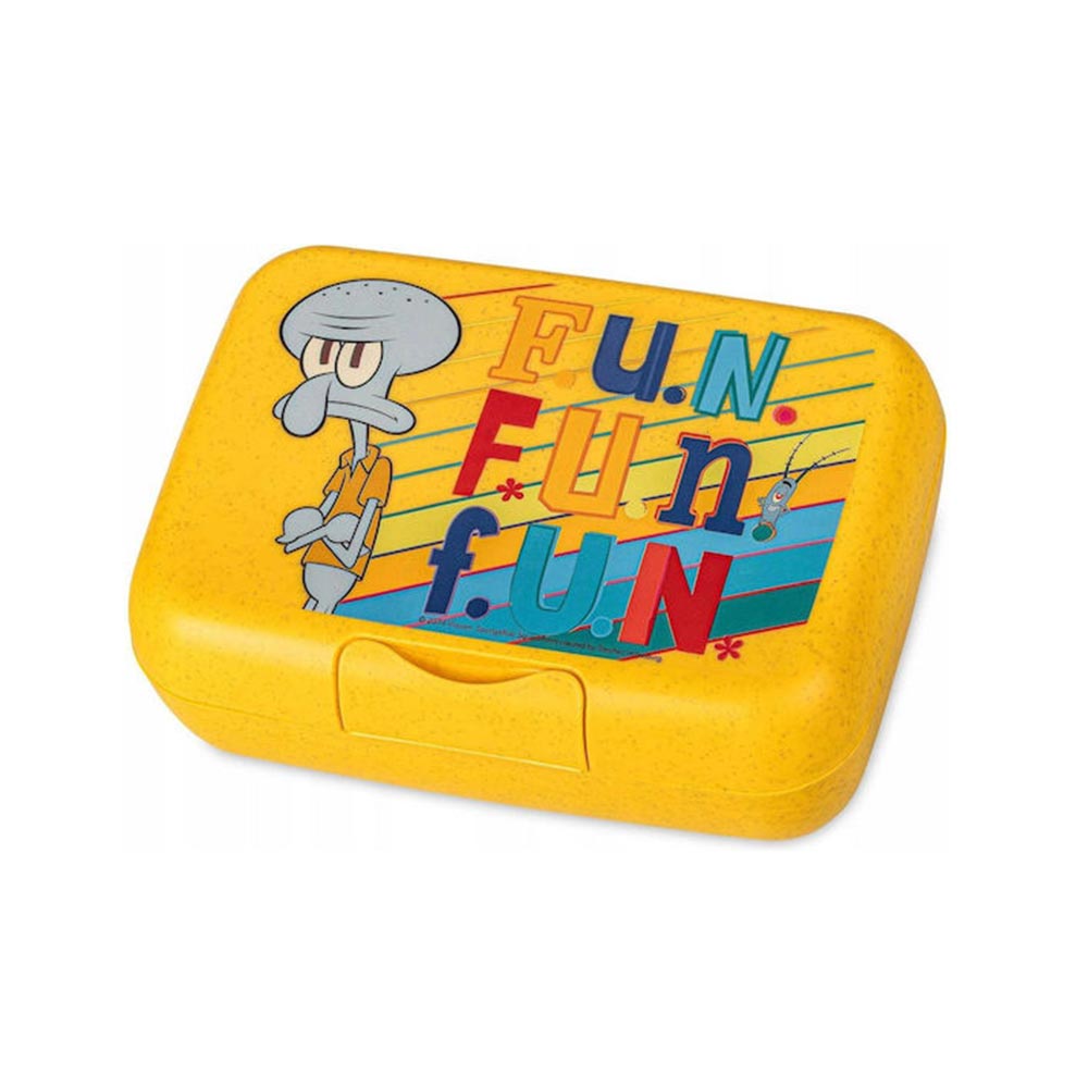 Δοχείο Φαγητού Candy L Spongebob Squidward με Διαχωριστικό Organic Honey Yellow 8680737 Koziol - 122612