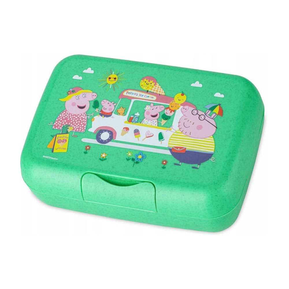 Δοχείο Φαγητού Candy L Peppa Pig Pop με Διαχωριστικό Organic Green 8388761 Koziol - 122593