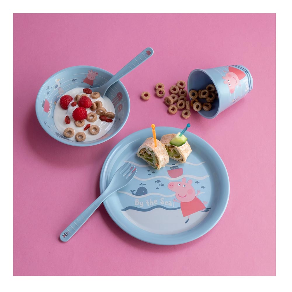 Σετ Φαγητού Peppa Pig Waves at Home 5 τμχ. 8392639 Koziol - 1