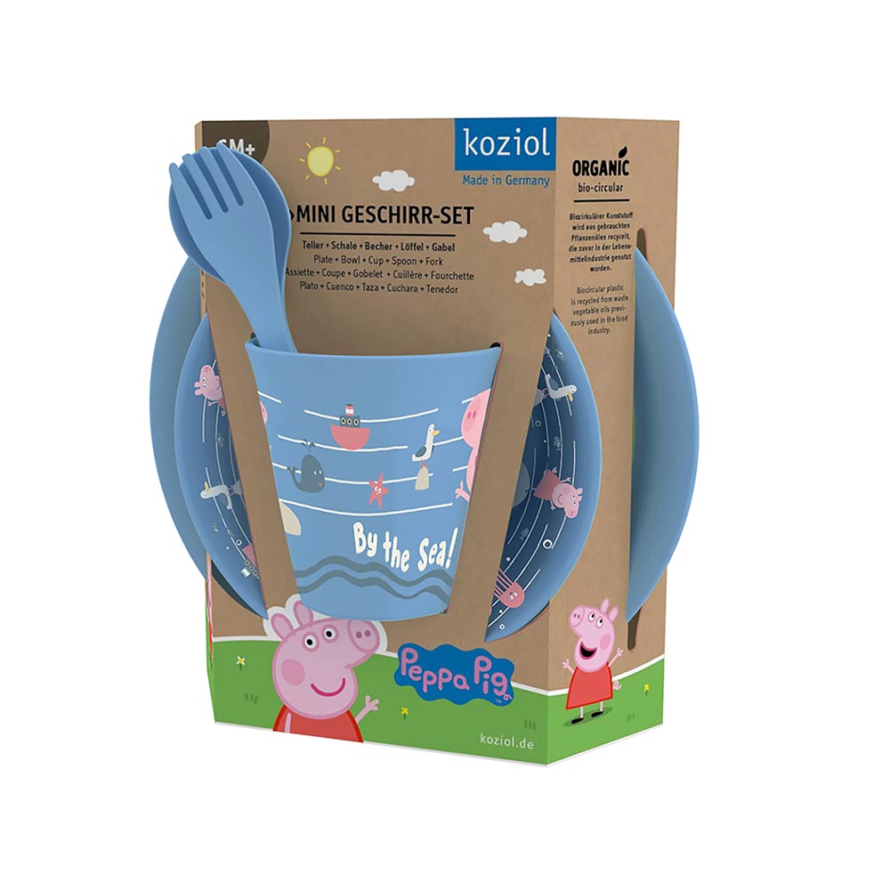 Σετ Φαγητού Peppa Pig Waves at Home 5 τμχ. 8392639 Koziol - 122597