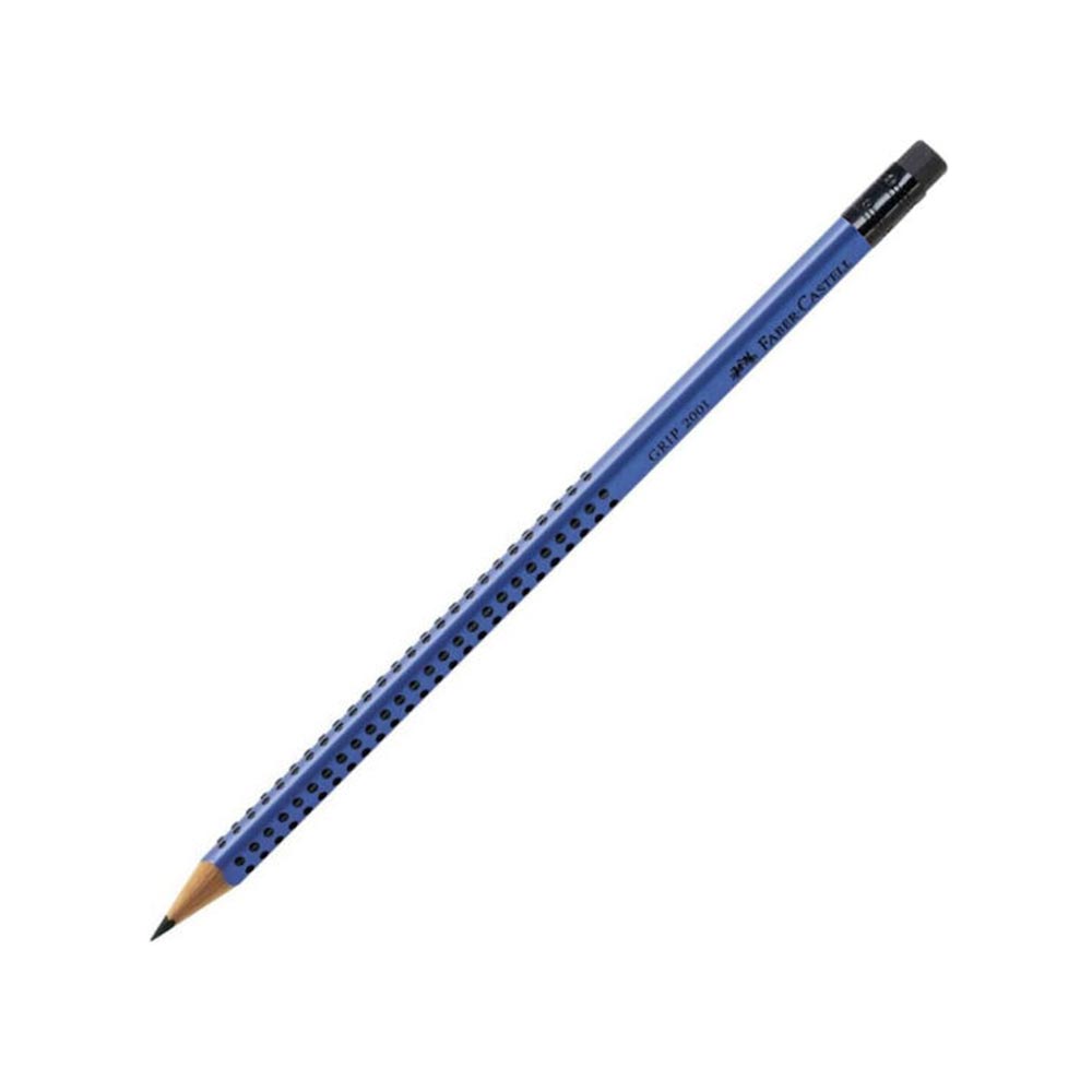 Μολύβι Grip 2001 με Γόμα Σκούρο Τιρκουάζ 457559 Faber Castell - 122142