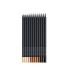Ξυλομπογιές Black Edition 116414 Skin Tones 12 Τεμάχια Faber Castell - 0