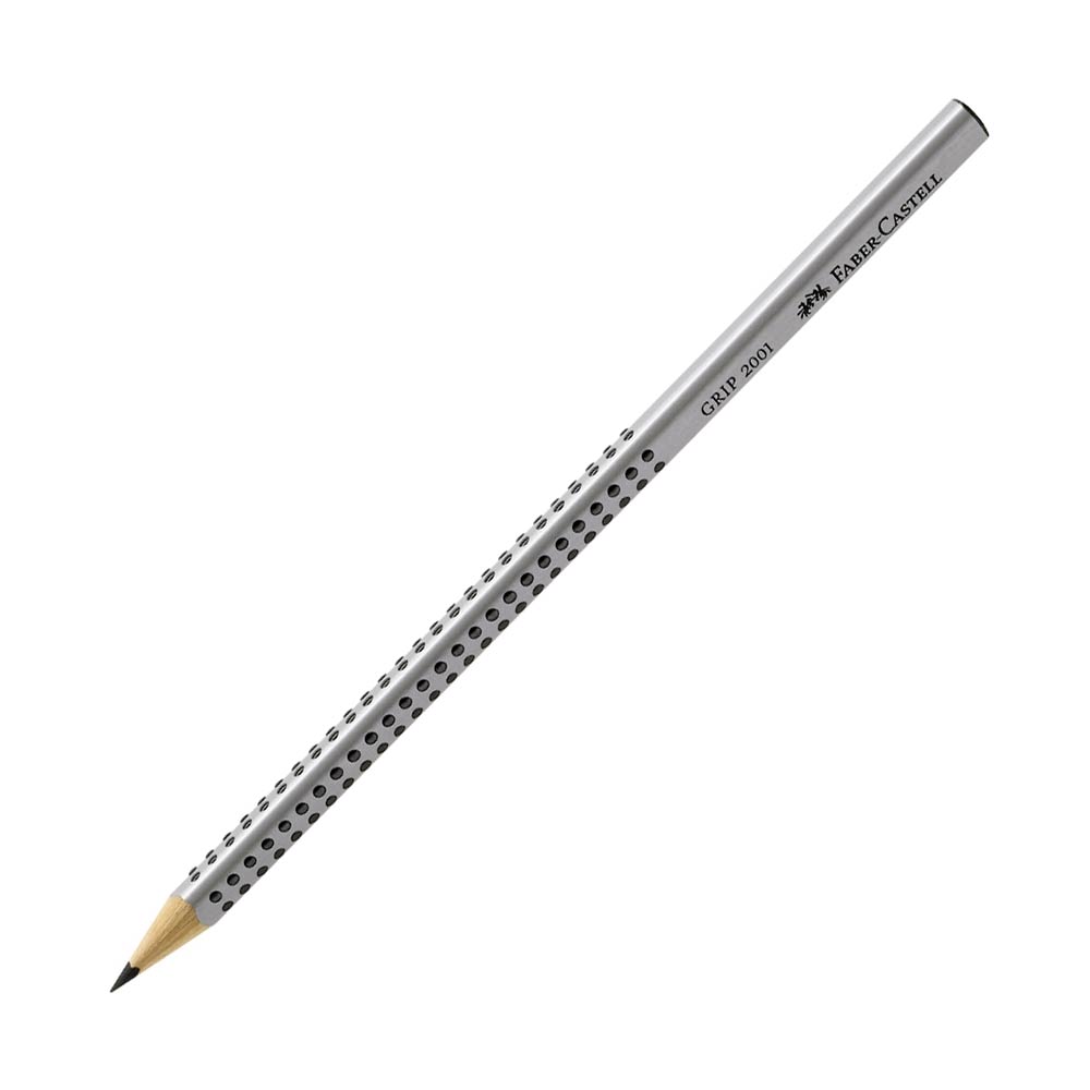 Μολύβι Grip Γκρι Β 117001 Faber-Castell - 62493