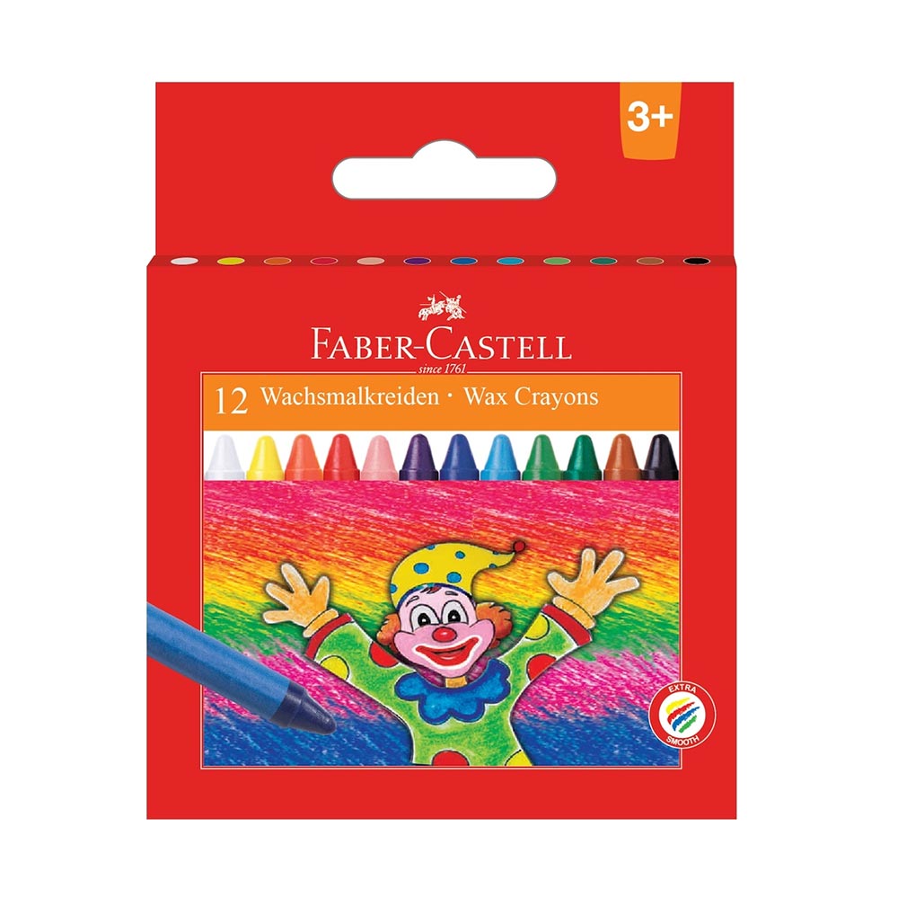 Κηρομπογιές 12τμχ 3163 Faber-Castell