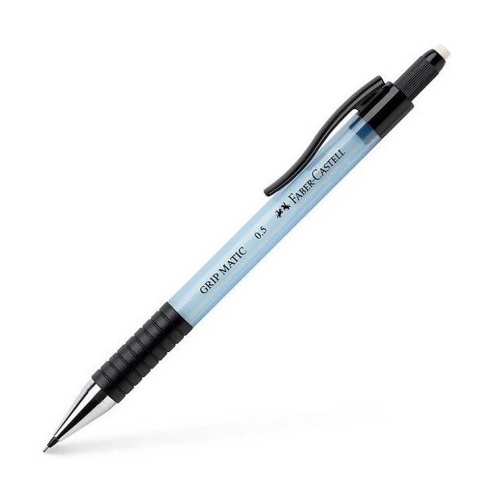 Μηχανικό Μολύβι με Γόμα Gripmatic Sky Blue 0.5mm 137554 Faber-Castell