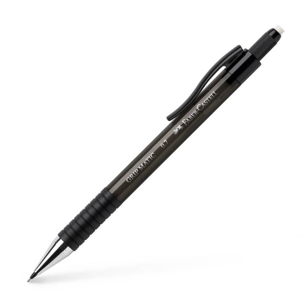 Μηχανικό Μολύβι με Γόμα Gripmatic Black 0.7mm 137799 Faber-Castell - 81337