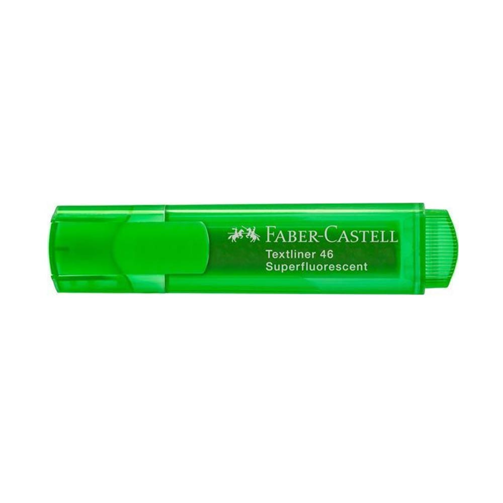 Μαρκαδόρος Υπογράμμισης Textliner Fluo Πράσινο 5mm 154663 Faber-Castell