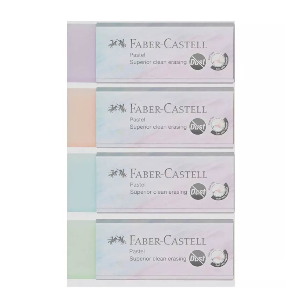 Γόμα Dust Free Pastel σε Διάφορα Χρώματα 187392 Faber-Castell - 80905