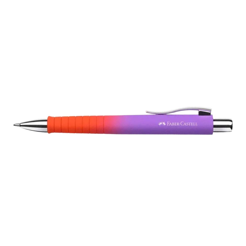 Στυλό Poly Ball Urban Flow Μωβ-Πορτοκαλί 241133 Faber-Castell - 120157