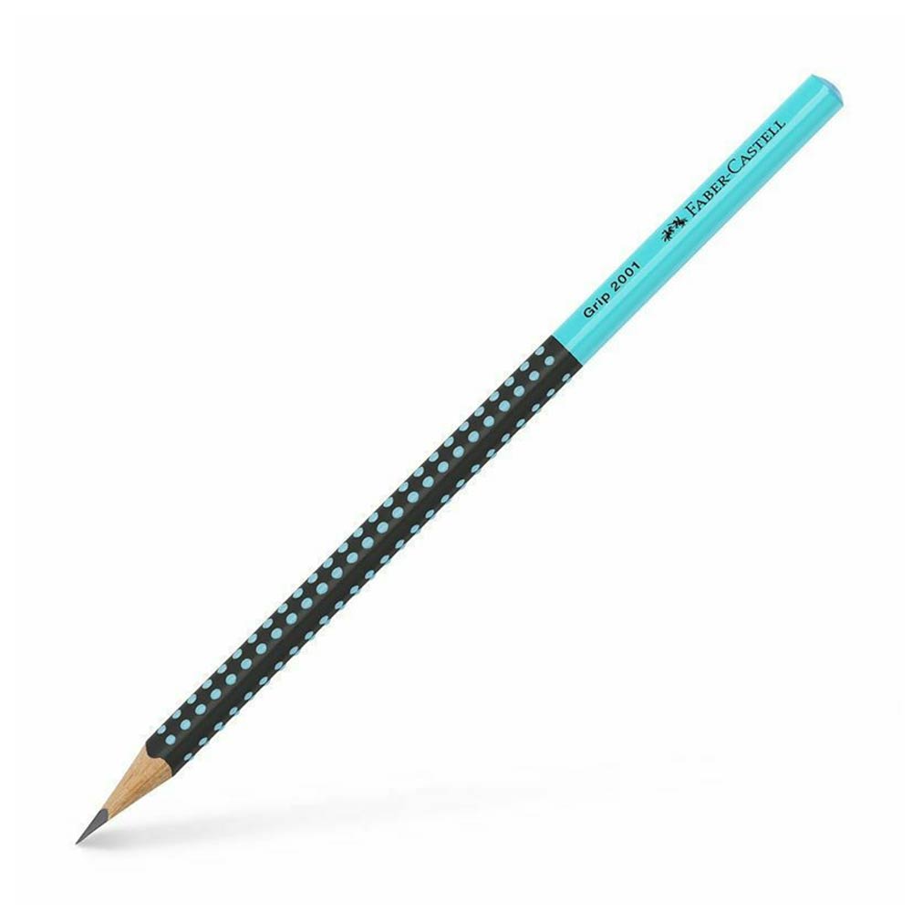 Μολύβι Grip Δίχρωμο HB Μαύρο/Τιρκουάζ 517012 Faber-Castell - 81842