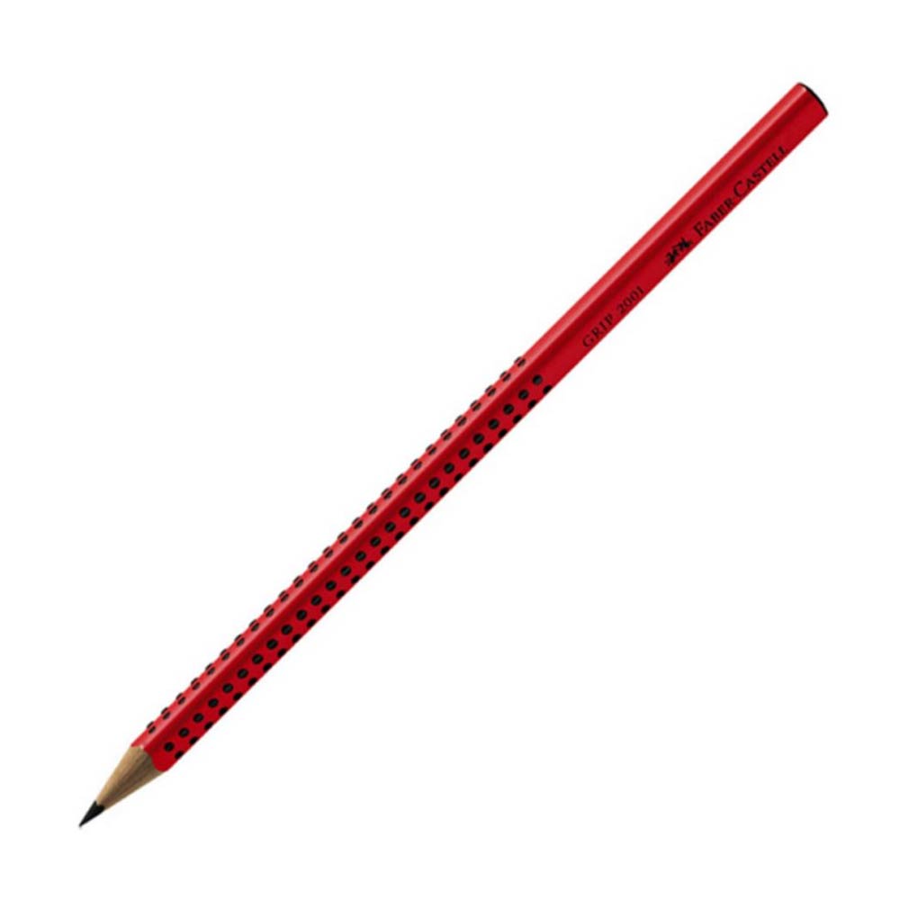 Μολύβι Grip Β Κόκκινο 217033 Faber-Castell - 81838