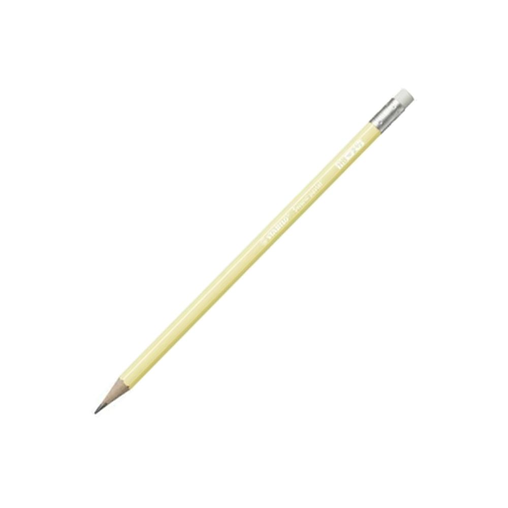 Μολύβι με Γόμα HB Swano Pastel 4908/01 Κίτρινο Stabilo - 98002