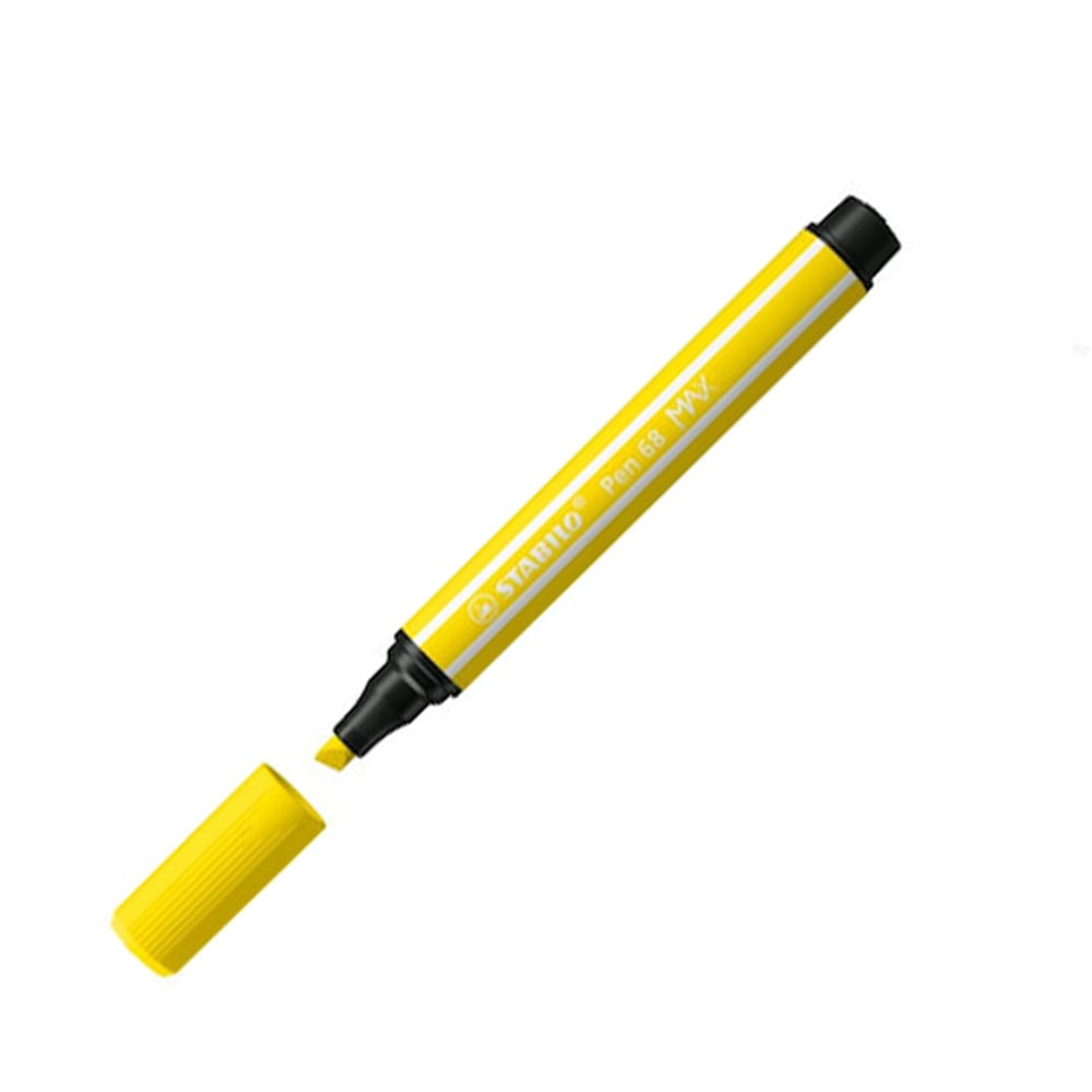 Μαρκαδόρος Ζωγραφικής Arty Pen 68 Max Lemon Yellow 768/24 Stabilo - 98257