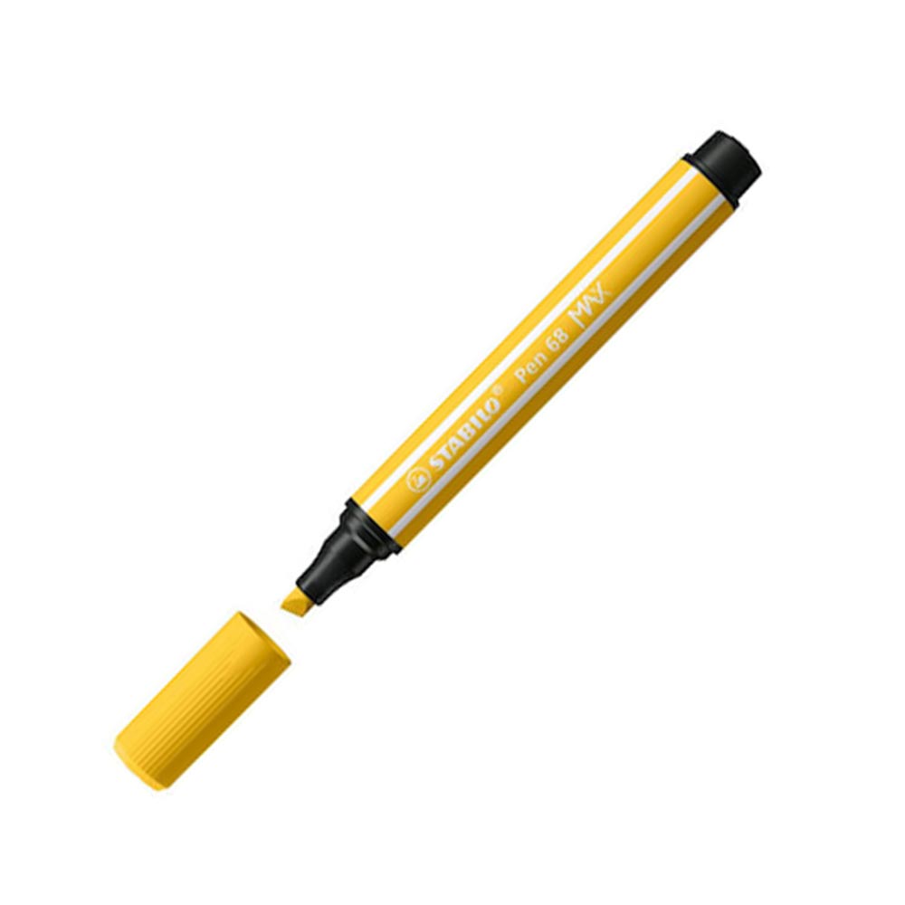 Μαρκαδόρος Ζωγραφικής Arty Pen 68 Max Yellow 768/44 Stabilo - 98259