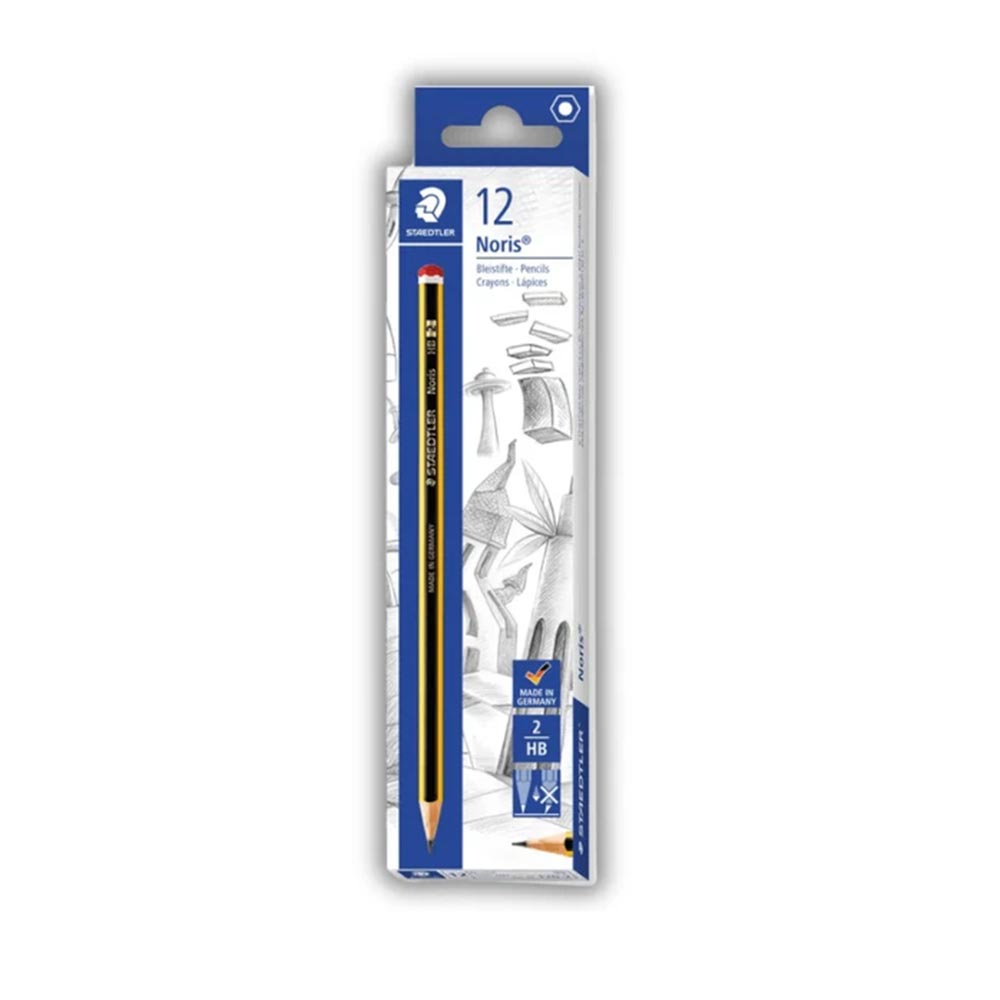 Ξύλινα Μολύβια Noris ΗΒ2 Σετ 12 τμχ 120-2 Staedtler - 124762