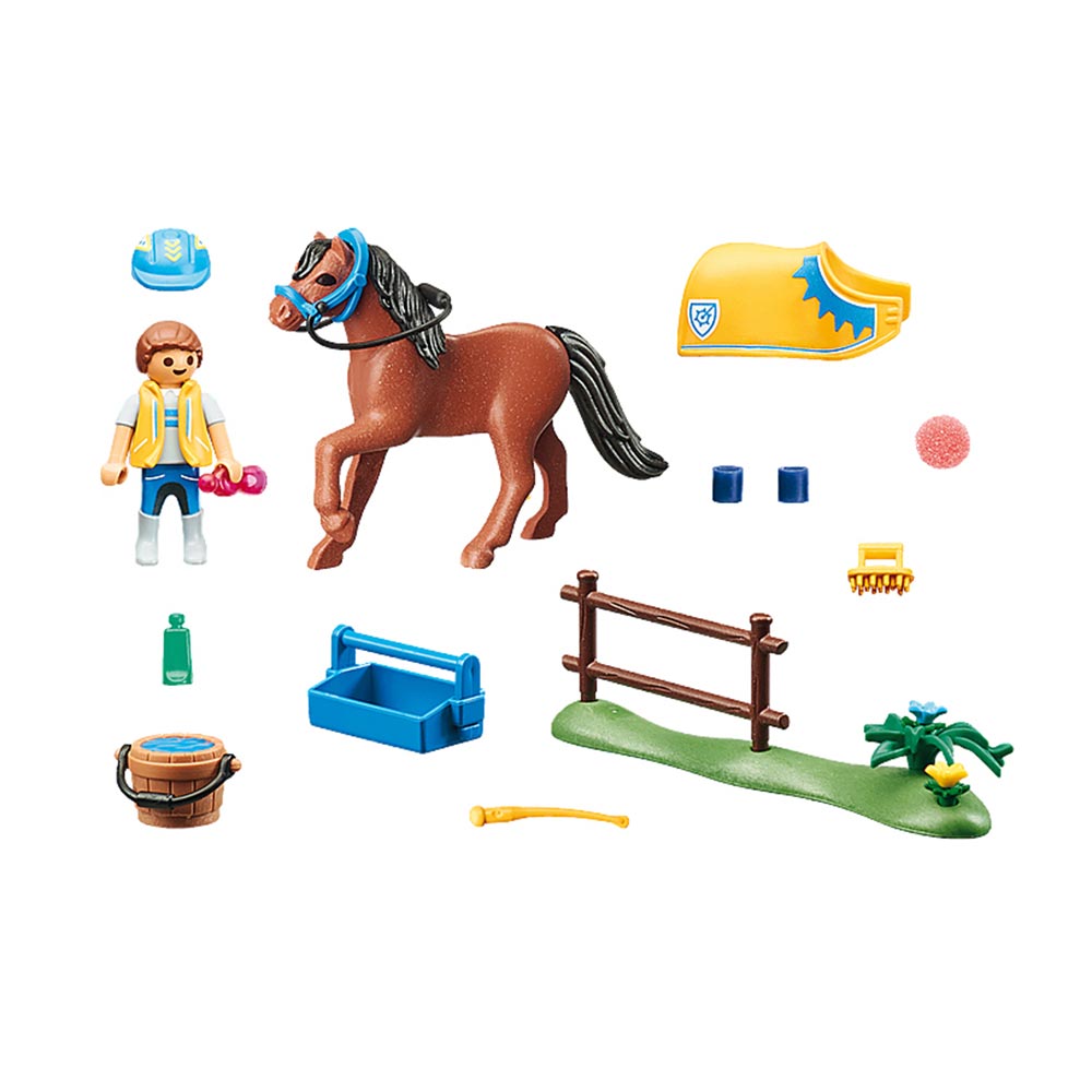 Country Life- Αναβάτρια Με Welsh Πόνυ 70523 Playmobil - 1