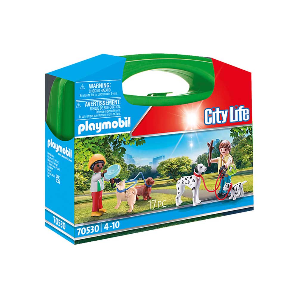 City Life - Βόλτα Με Σκυλάκια Βαλιτσάκι 70530 Playmobil - 0