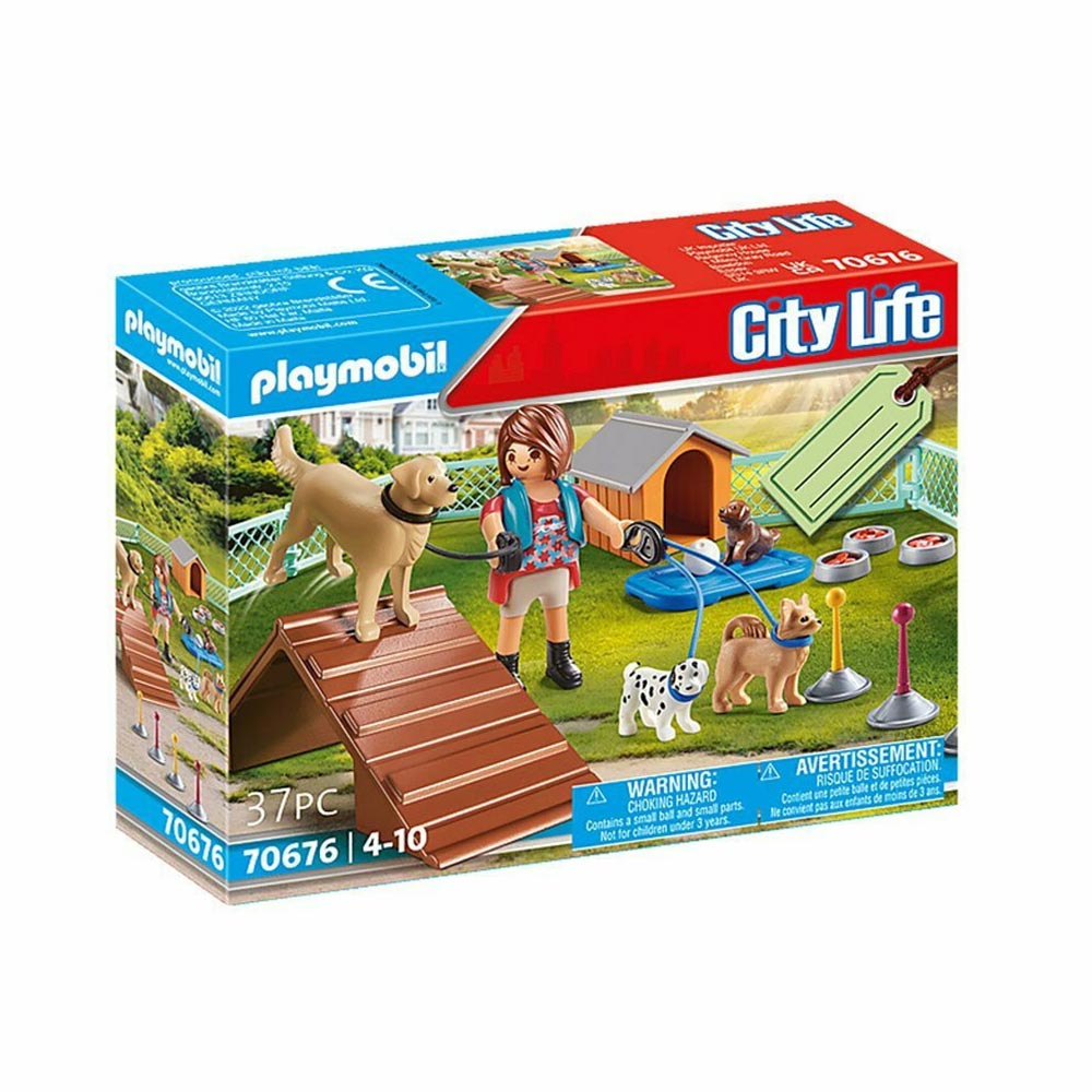 City Life - Gift Set Εκπαιδεύτρια σκύλων 70676 Playmobil - 0