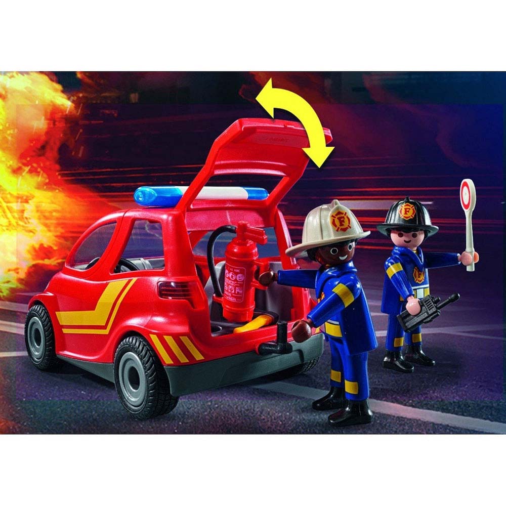 City Action - Μικρό Όχημα Πυροσβεστικής Με Πυροσβέστες 71035 Playmobil - 1
