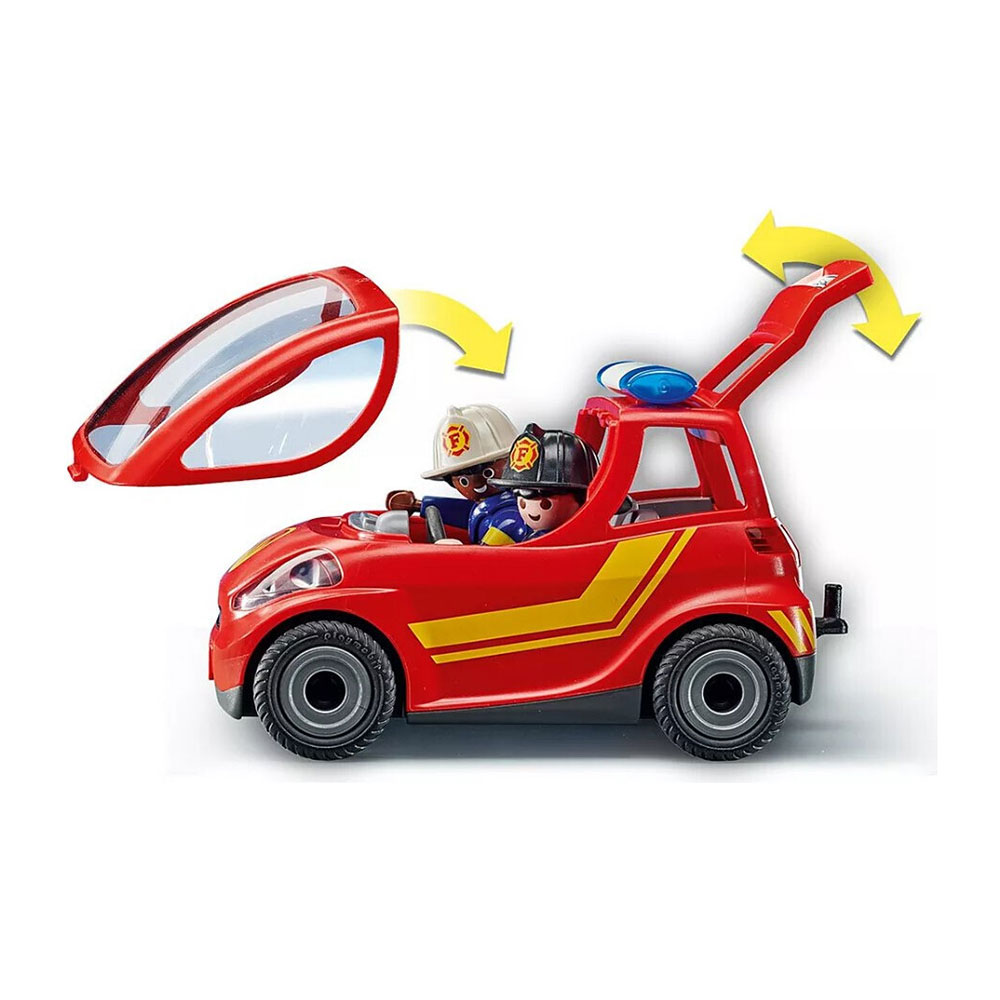 City Action - Μικρό Όχημα Πυροσβεστικής Με Πυροσβέστες 71035 Playmobil - 3