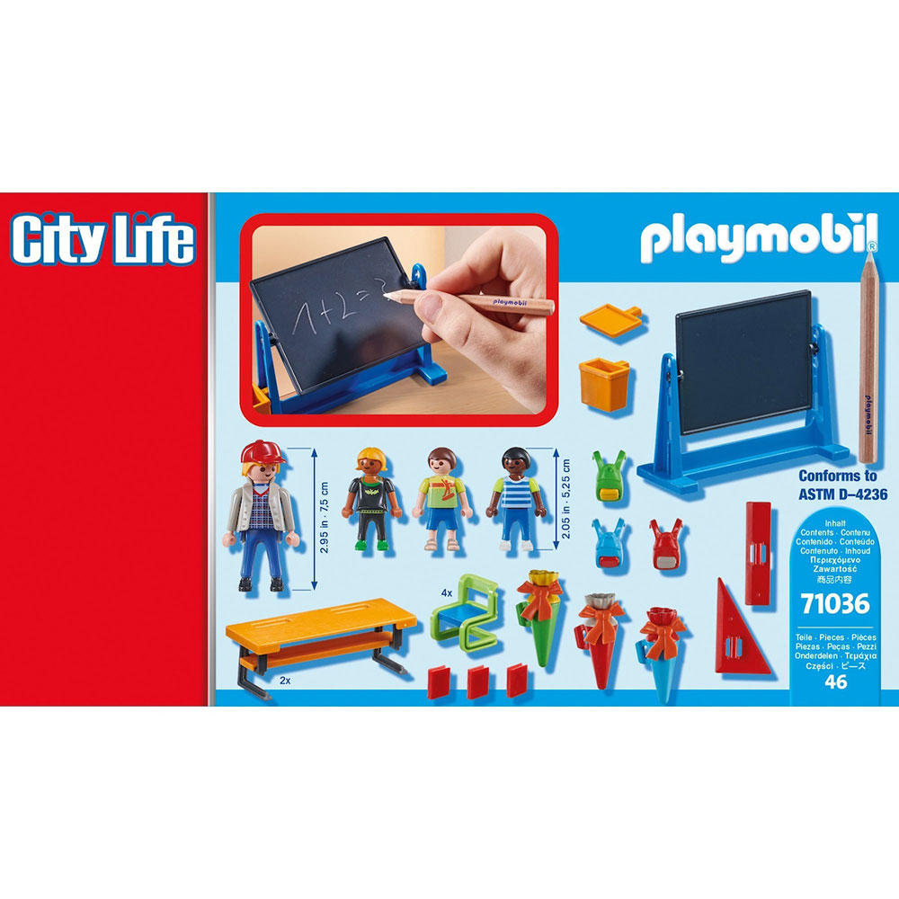City Life - Τάξη Σχολείου Με Μαθητές 71036 Playmobil - 4