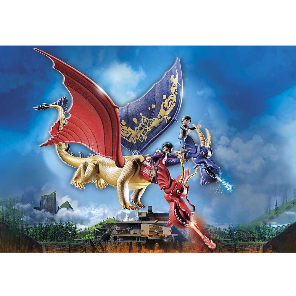 Dragons The Nine Realms - Οι Wu & Wei με την Jun 71080 Playmobil - 1